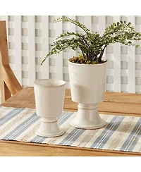 Kelcy Footed Cachepots Set of 2