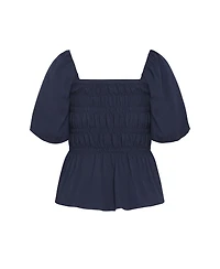City Chic Women's Irina Shirred Peplum Top