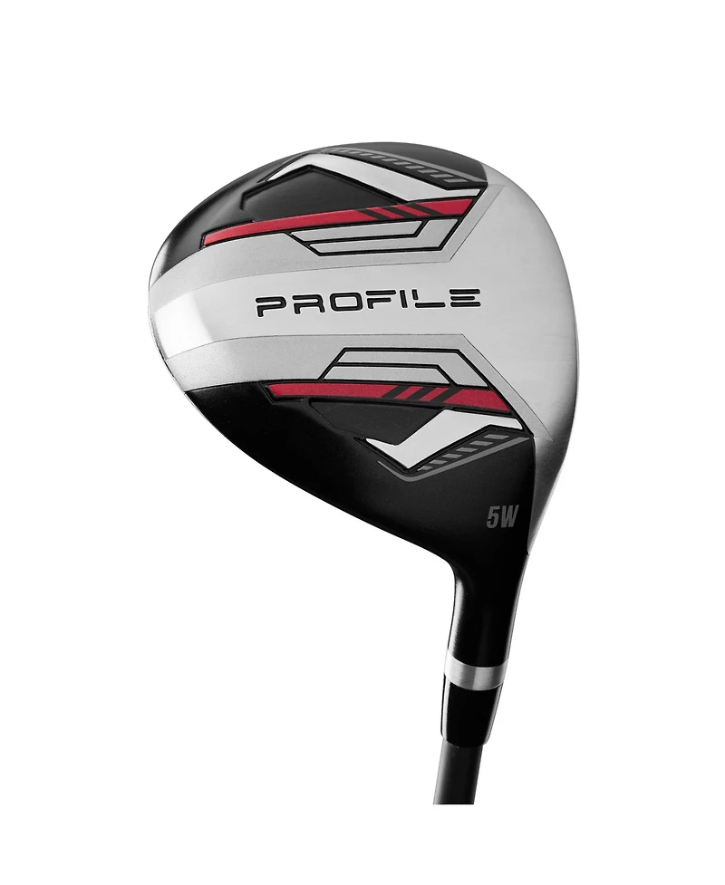 Wilson Profile 11 Piece Teen Right Hand Golf Complete Set - Carry Bag - Standard / Regular / Red/Grey/Black