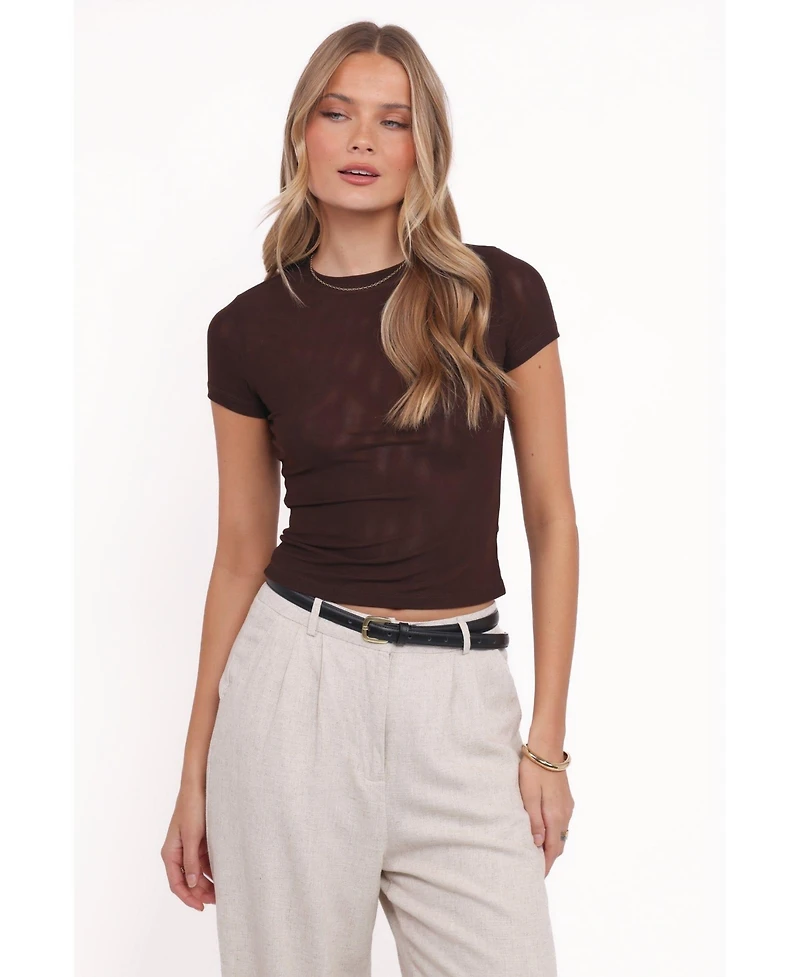 Petal and Pup Women's Vivian Mesh Tee