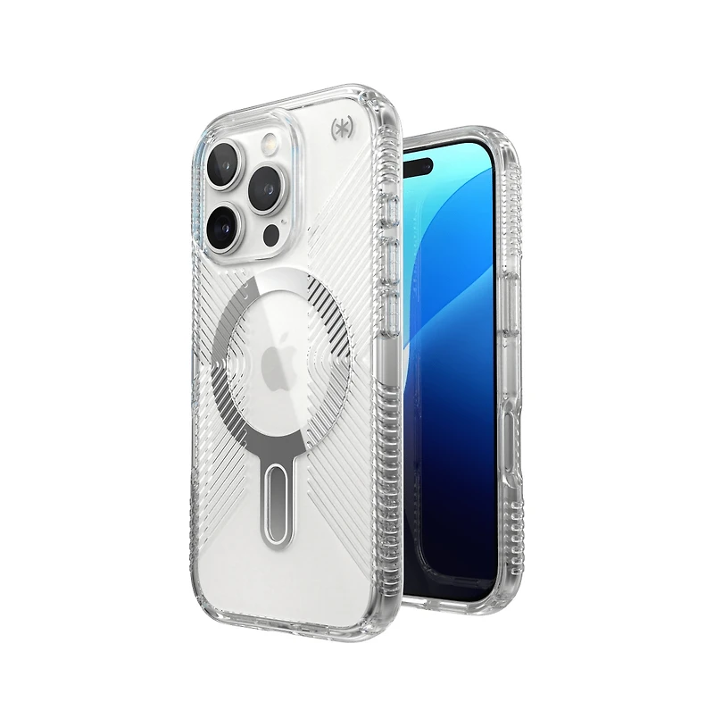 Speck Presidio Perfect Clear Grip Case with ClickLock for Apple iPhone 16 Pro