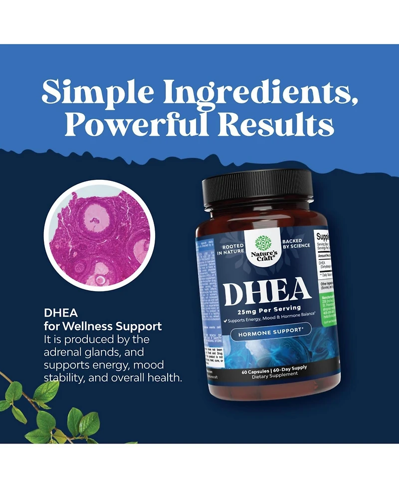 Dhea 25mg, Clear, 60ct