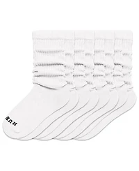 Hue Women's 4-Pack Wide Ribbed Slouch Casual Socks