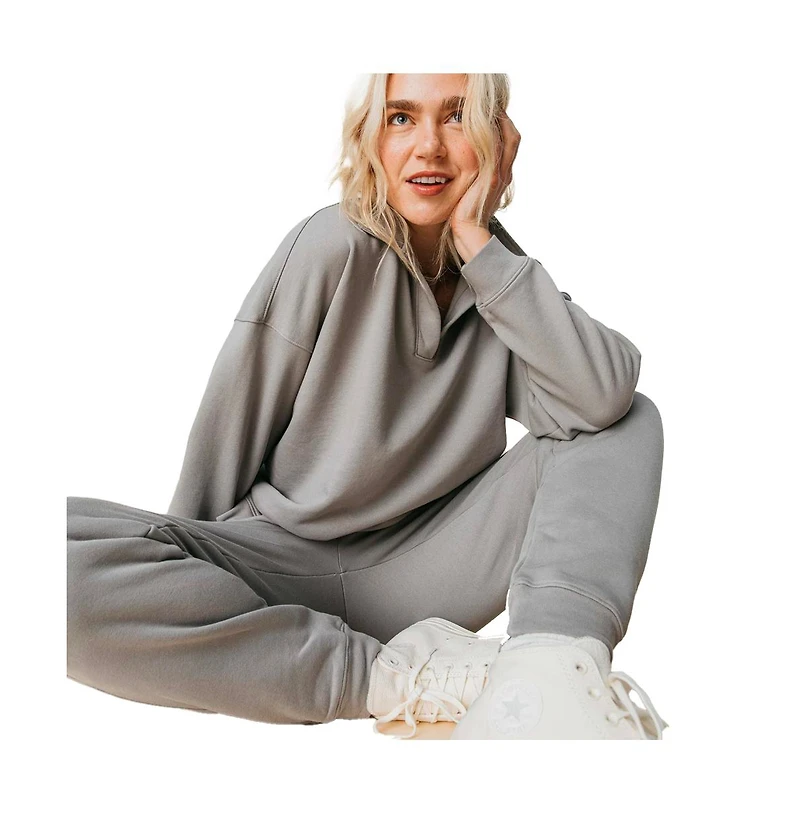 Ocio Women's Organic Cotton Teddy Everywhere Jogger