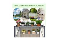 Aecojoy Outdoor Storage Cabinet Potting Workbench Table