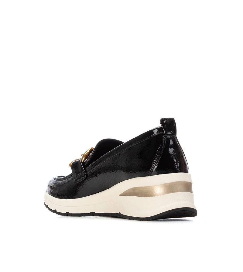 Women's Wedge Patent Leather Loafers By Xti