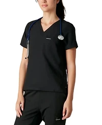 Members Only Women's Bari 1-Pocket Scrub Top