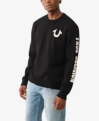 True Religion Men's Relaxed Logo Sweater