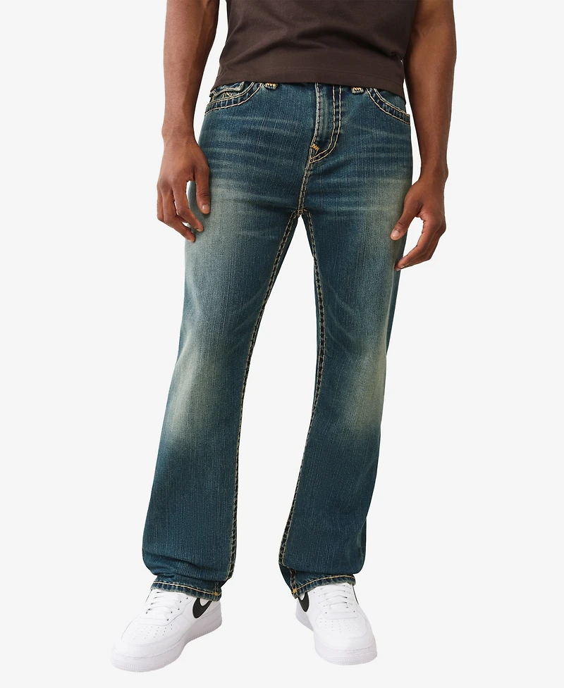 True Religion Men's Bobby Baggy Super T Flap Pocket Jeans