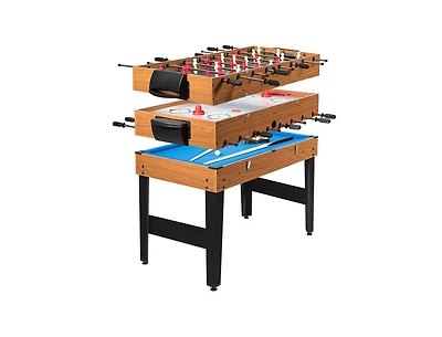 48 Inch 3-In-1 Multi Combo Game Table with Soccer for Game Rooms