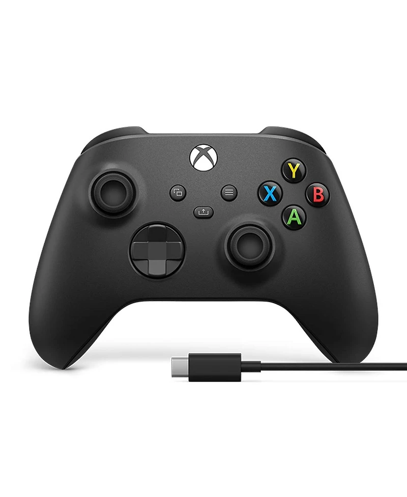 Microsoft Xbox Wireless Controller + Usb-c Cable - Black