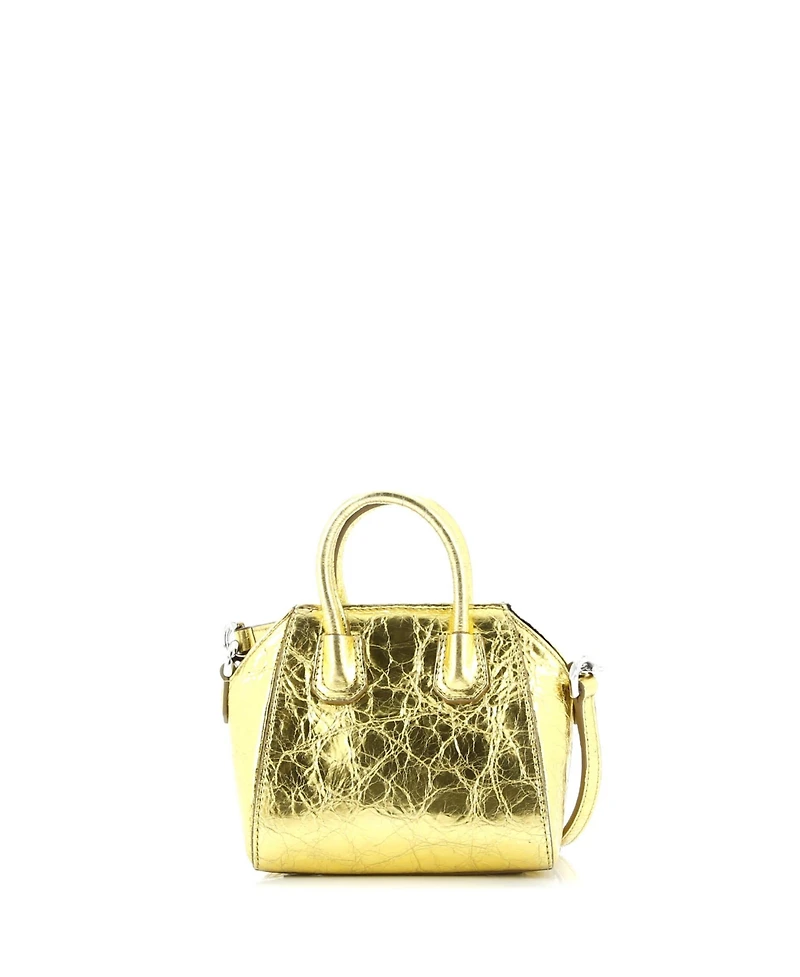 Pre-Owned Givenchy Micro Antigona Bag Leather