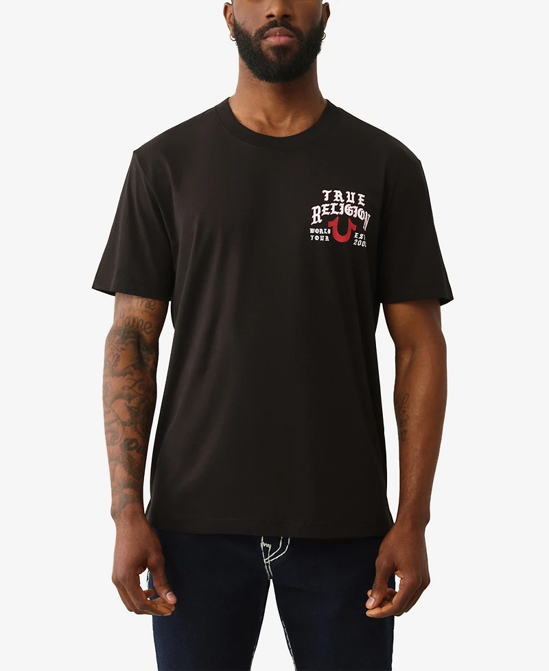 True Religion Men's Short-Sleeve Flag T-Shirt