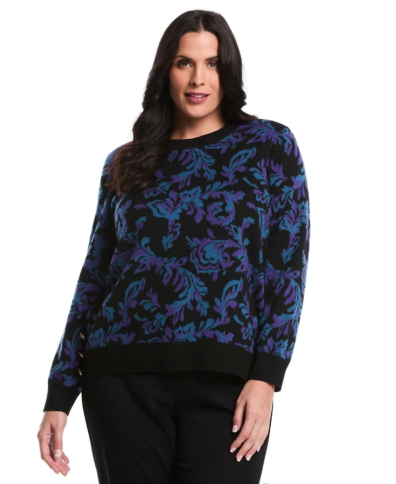 Rafaella Plus Long Sleeve Sweater