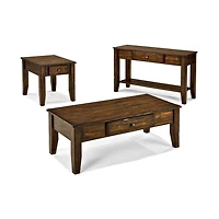 Intercon 22"" x 28"" End Table in Raisin