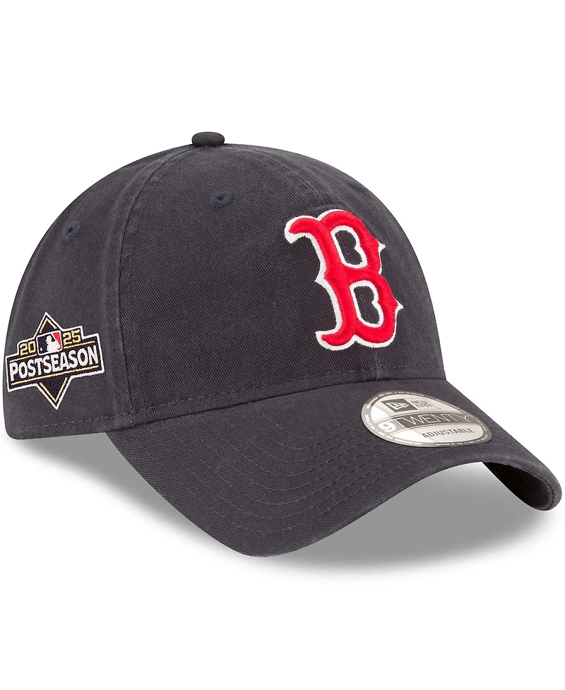 New Era Men's Navy Boston Red Sox 2025 Mlb Postseason Side Patch 9TWENTY Adjustable Hat