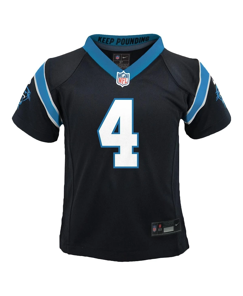 Nike Toddler Tetairoa McMillan Black Carolina Panthers Game Jersey