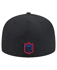 New Era Men's Black York Giants Soutache 59FIFTY Fitted Hat