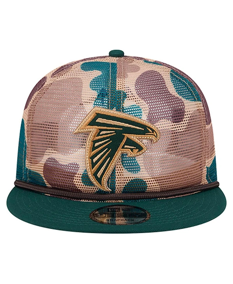 New Era Men's Camo Atlanta Falcons Duck Camo 9FIFTY Snapback Hat