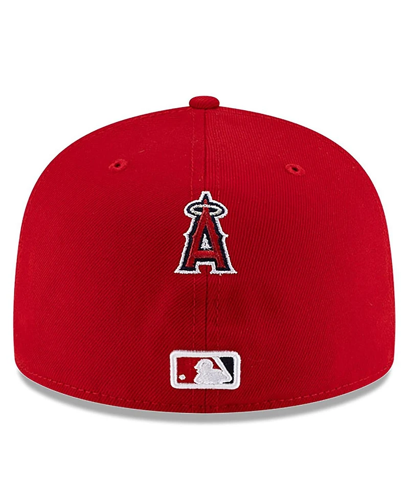 New Era x Hyperfly Men's Red Los Angeles Angels 59FIFTY Fitted Hat