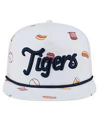 New Era Men's White Detroit Tigers Team Cheer Rope 19TWENTY Adjustable Hat