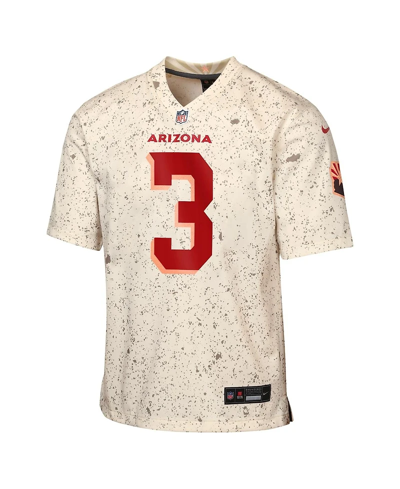 Nike Big Boys and Girls Budda Baker Natural Arizona Cardinals 2025 Rivalries Collection Game Jersey