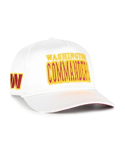 '47 Brand Women's White Washington Commanders Outspoken Hitch Adjustable Hat