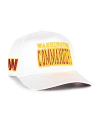 '47 Brand Women's White Washington Commanders Outspoken Hitch Adjustable Hat