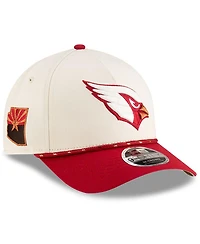 New Era Big Boys and Girls Natural Arizona Cardinals 2025 Rivalries Collection 9FORTY A-Frame Adjustable Hat
