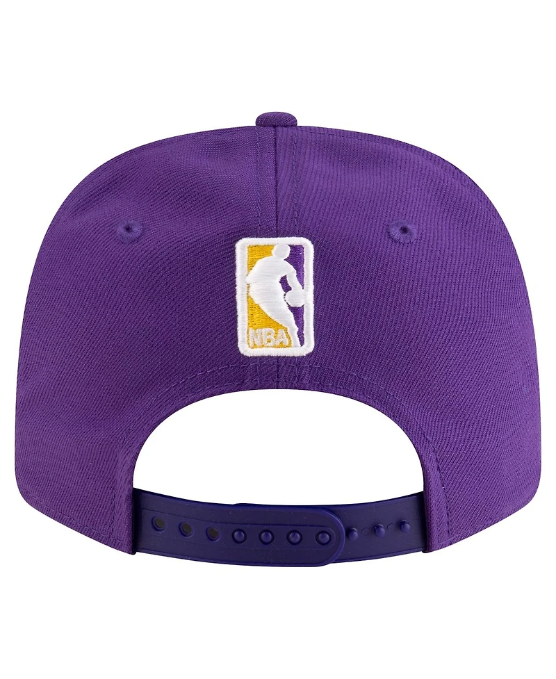 New Era Men's Purple Los Angeles Lakers 9SEVENTY Stock Adjustable Hat