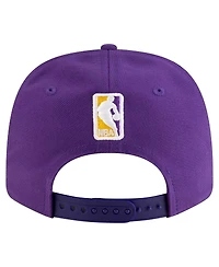 New Era Men's Purple Los Angeles Lakers 9SEVENTY Stock Adjustable Hat