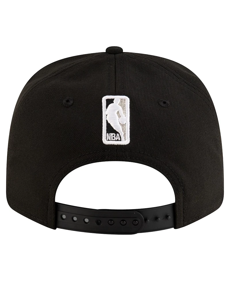 New Era Men's Black San Antonio Spurs 9SEVENTY Stock Adjustable Hat