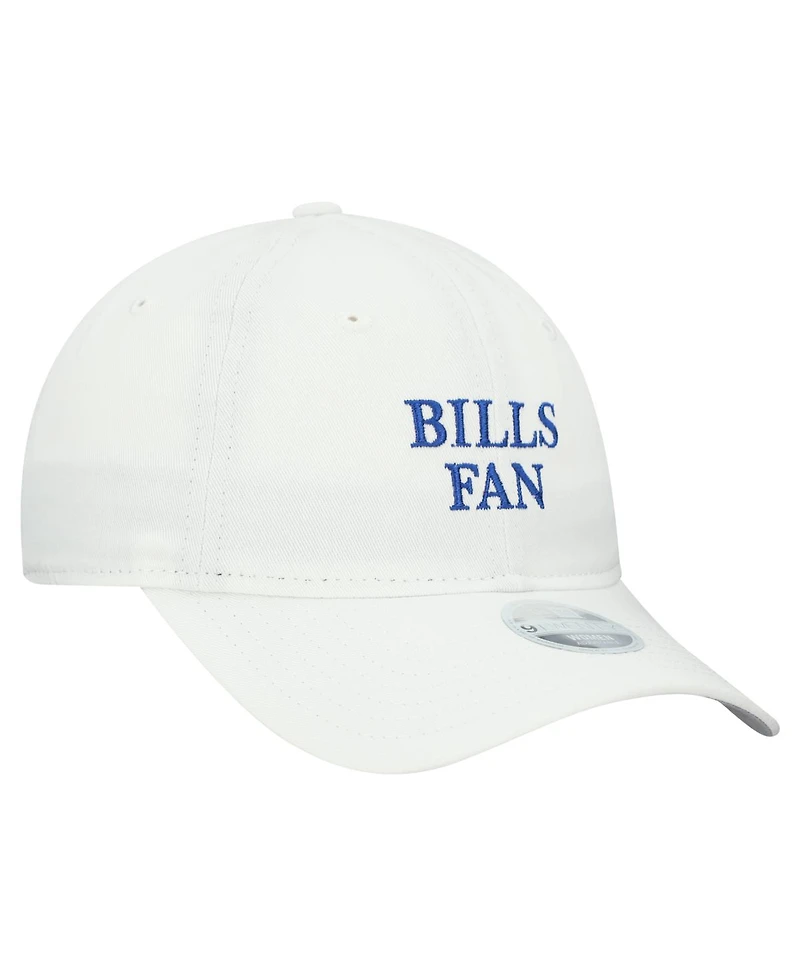 New Era Women's White Buffalo Bills Team Fan 9TWENTY Adjustable Hat