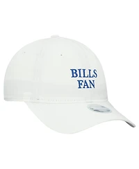 New Era Women's White Buffalo Bills Team Fan 9TWENTY Adjustable Hat