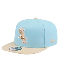 New Era Men's Light Blue/Light Beige Chicago White Sox Color Pack A-Frame 9FIFTY Snapback Hat