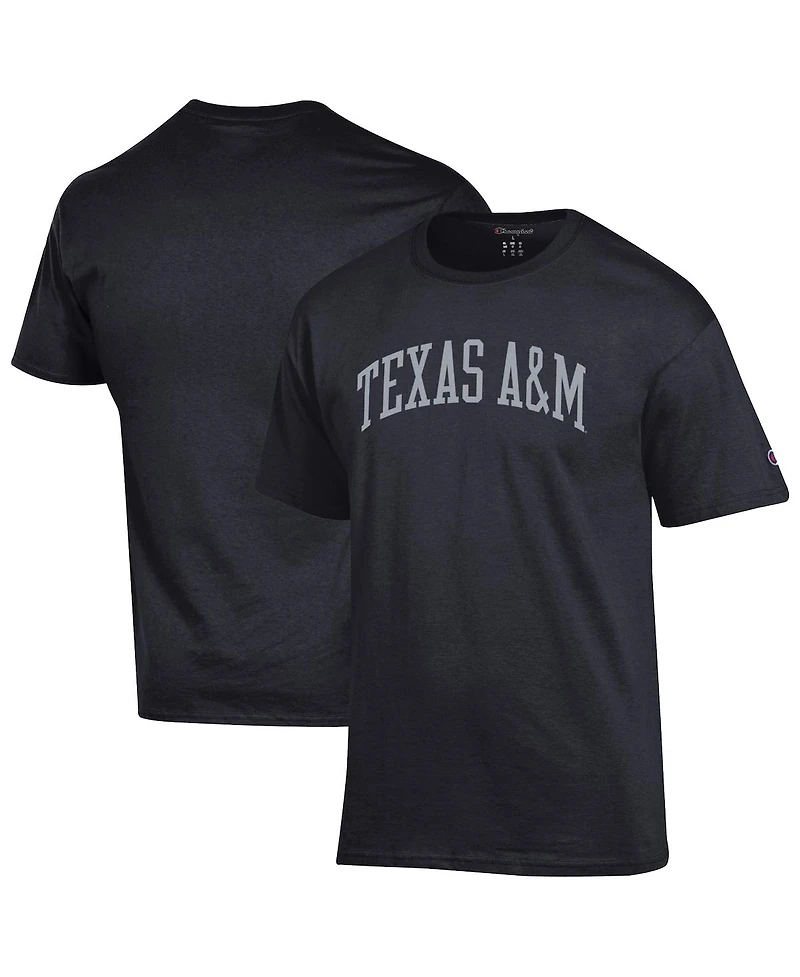 Champion Men's Black Texas A&M Aggies Basic Arch T-Shirt