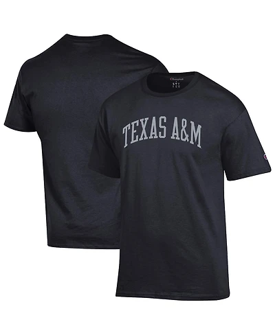 Champion Men's Black Texas A&M Aggies Basic Arch T-Shirt