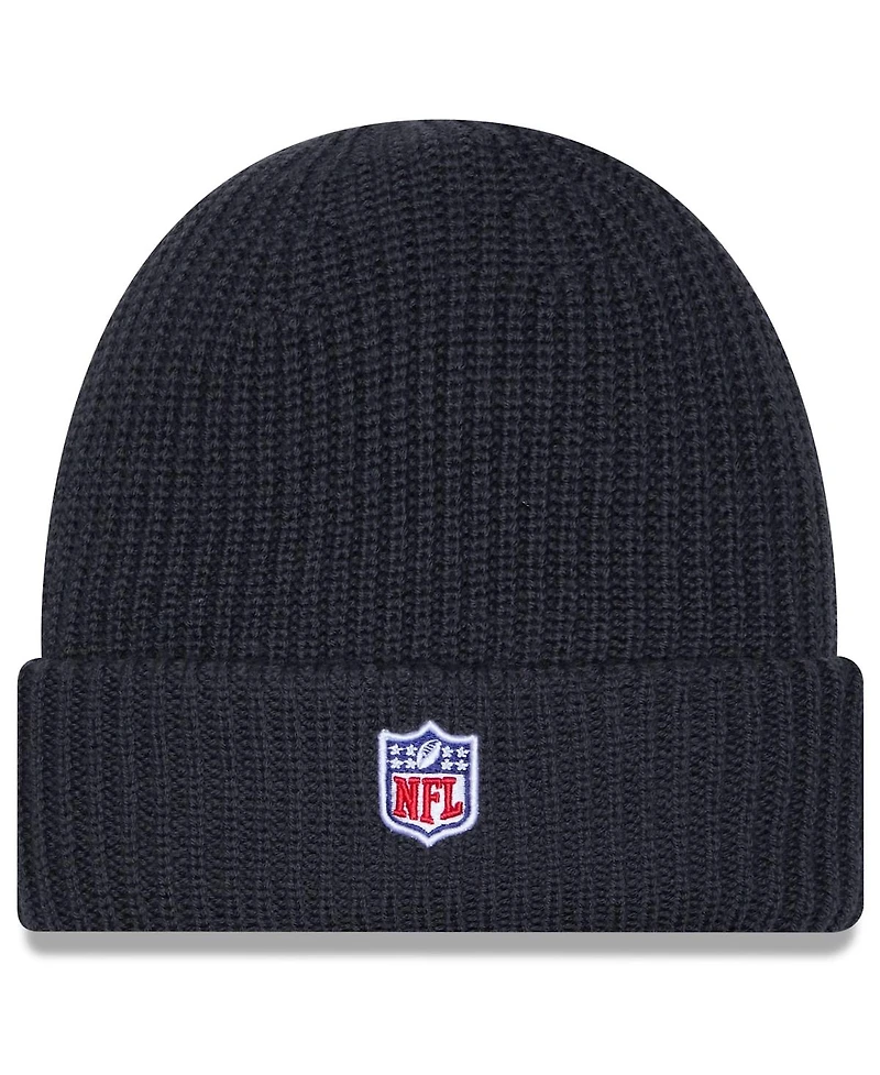 New Era Men's Charcoal Los Angeles Chargers 2025 Sideline Cold Weather Cuffed Knit Hat