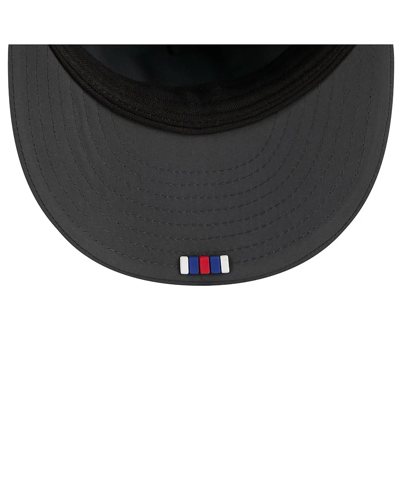 New Era Men's Charcoal Buffalo Bills 2025 Sideline Cold Weather Retro Crown 59FIFTY Fitted Hat