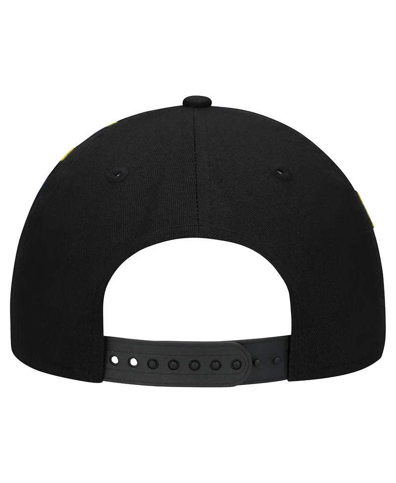 New Era Women's Black Pittsburgh Steelers Stardom A-Frame 9FORTY Adjustable Hat