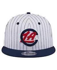 New Era Men's White La Clippers Deceptor Pinstripe 9FIFTY Snapback Hat