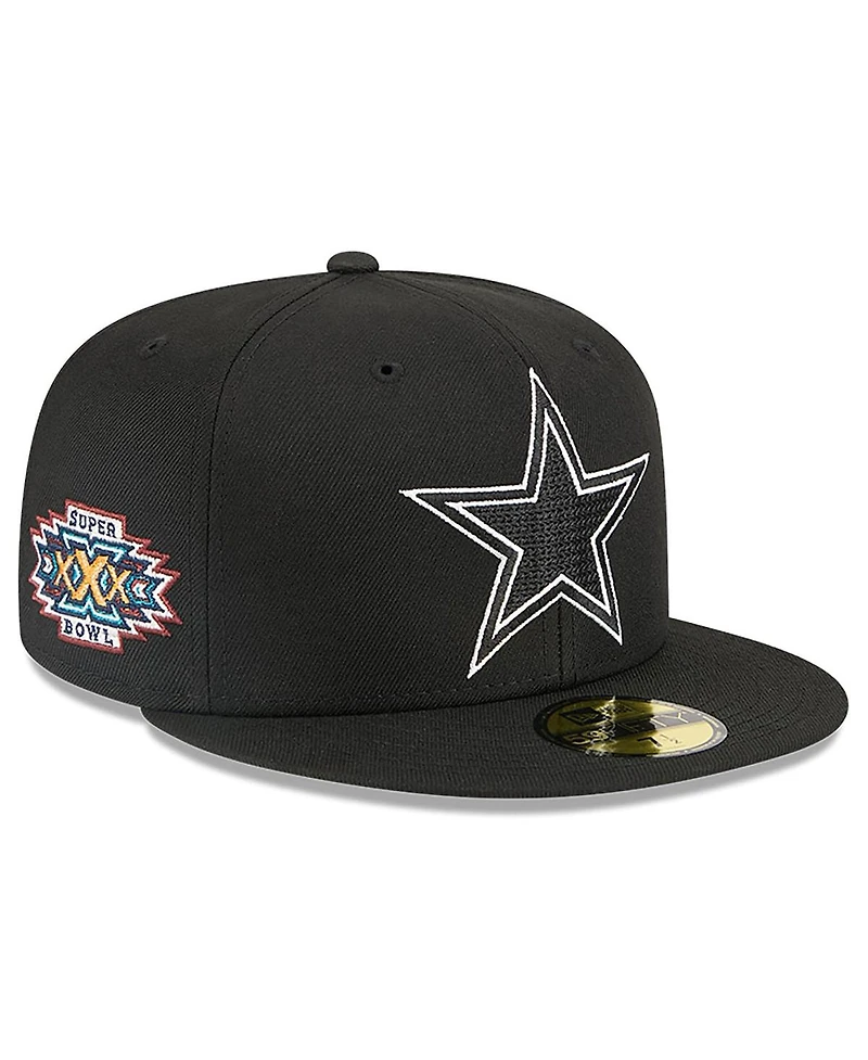 New Era x Alpha Men's Industries Black Dallas Cowboys 59FIFTY Fitted Hat
