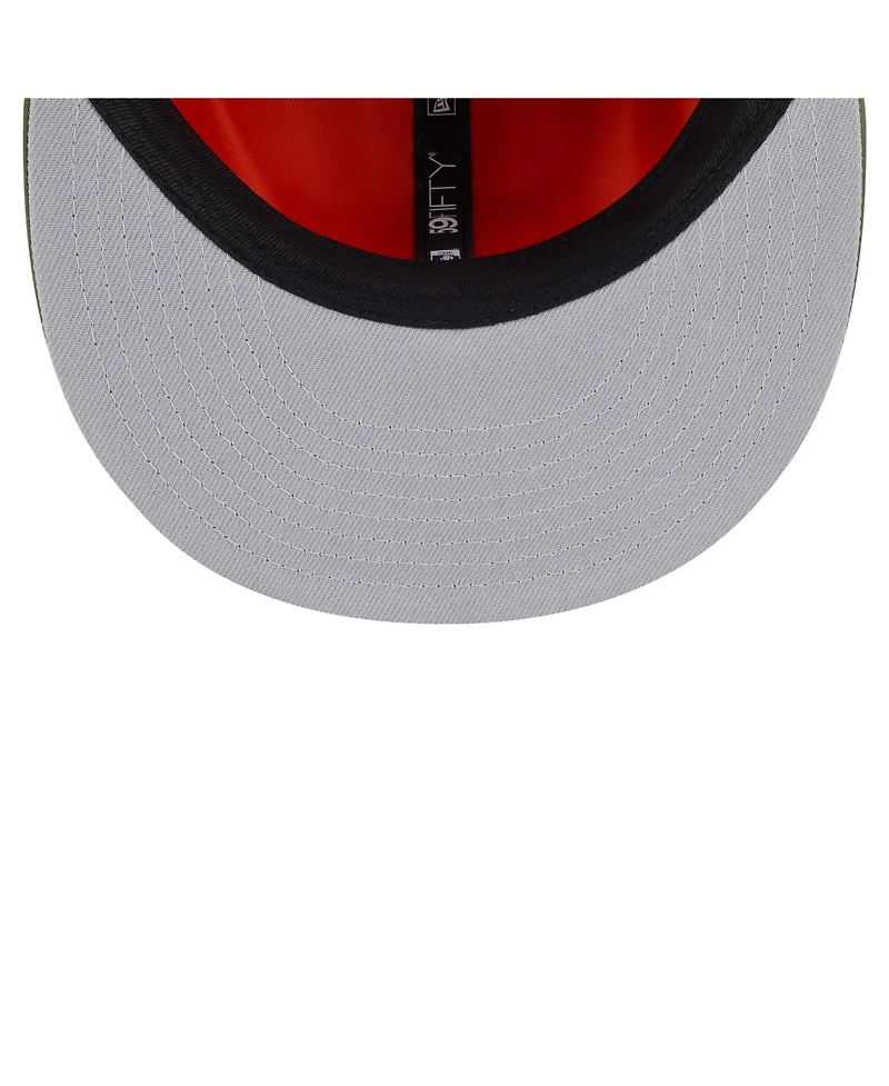 New Era x Alpha Men's Industries Olive Dallas Cowboys Dog Ears 59FIFTY Fitted Hat