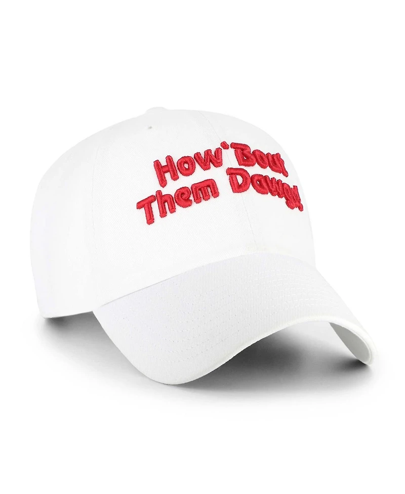 '47 Brand Men's White Georgia Bulldogs Vault Clean Up Adjustable Hat