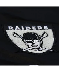 Mitchell & Ness Women's Black Las Vegas Raiders Full-Snap Satin Jacket