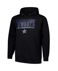 Fanatics Men's Black Dallas Cowboys Big Tall Pop Pullover Hoodie