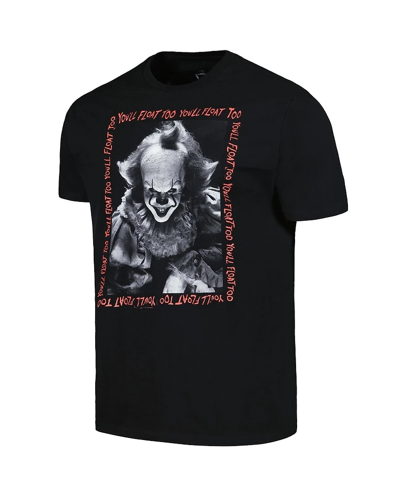 Ripple Junction Men's Black It You'll Float Too Graphic T-Shirt