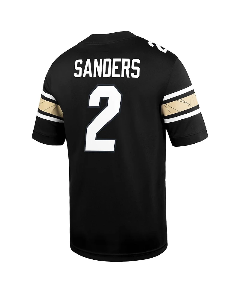 Nike Men's Shedeur Sanders Black Colorado Buffaloes Alternate Alumni Game Jersey