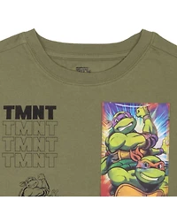 Teenage Mutant Ninja Turtles Big Boys 2 Piece T-Shirt with Lenticular Patch and Shorts Set