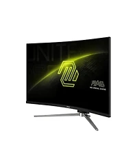 Msi Mag 325CQRF Qd E2 31.5" 16:9 Wqhd 180Hz Curved Va Led Hdr Gaming Monitor, Metallic Black